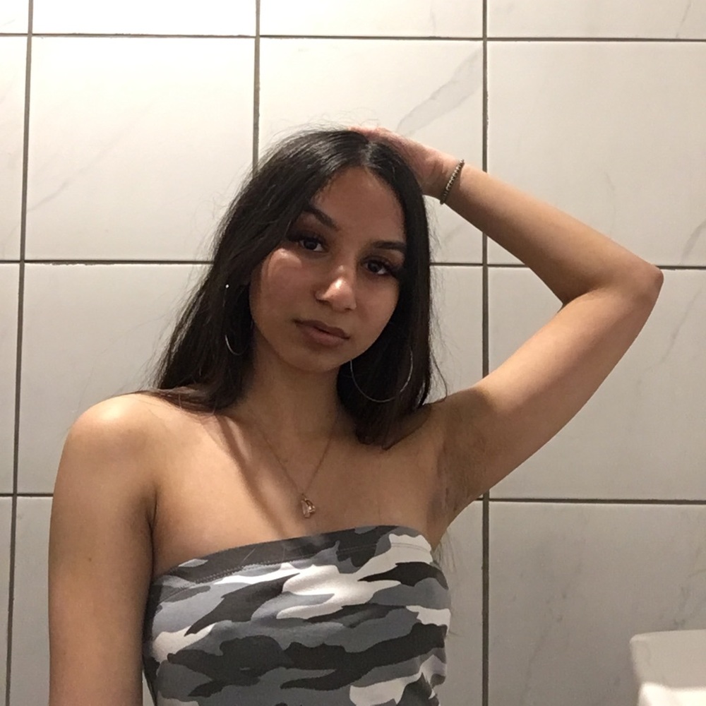 Grey camo tubetop